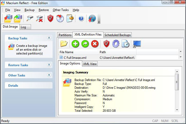 review of macrium reflect free edition 6.0.753